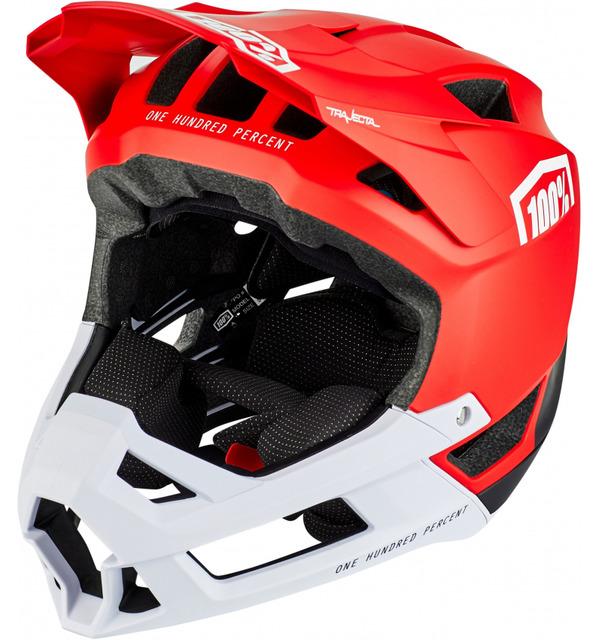 TRAJECTA All Mountain/Enduro Helmet Red